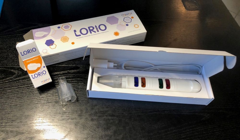 LORIO, flûte électronique de rééducation respiratoire par Happlyz Medical